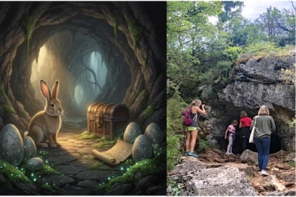 Visit and treasure hunts in the cave and in the forest - Exploregion