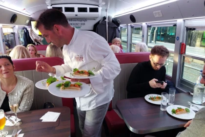 Gourmet food journey on the Dinner Hopping Bus - Exploregion